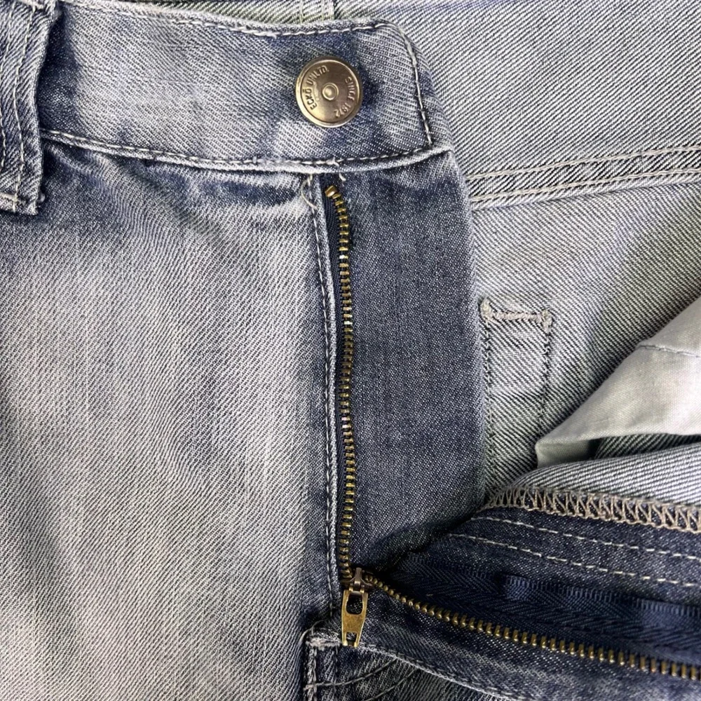 Ecko Unltd Jeans‎ Mens 34 Light Wash Athletic Streetwear Rhino Logo Hip Hop Y2K